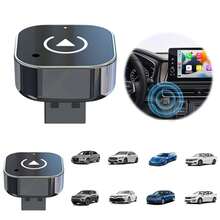 2-In-1 Wireless CarPlay Adapter Android Auto Dongle Smart USB Automatic Plug & Play Connection For IPhone And Android Cars With Factory Cable - 1 - View 6