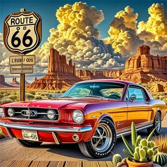 Kit de pintura de diamantes 5D - Diseño de coche de carreras, sin marco 29.97x40.13cm, mosaico de taladro redondo completo de acrílico para decoración de pared, idea de regalo perfecta