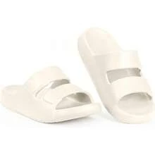 estiloMukinrch - Sandalias ortopédicas unisex para adultos, con soporte de arco, fascitis plantar, para recuperación, pantuflas de almohada para interiores y exterioresVersión mejorada - Beis - Ver 9