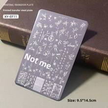 1 Piece Of New Nail Plate Recommended Tool Bow Knot Flower Pattern, Suitable For Nail Pressing Gel Nail Set Nail Products In Nail Salon