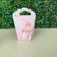 Kit Festa Circo Rosa - 20 Caixinhas Lembrancinha de festa Circo Rosa