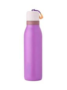 Owa Laa Purple Water Bottle 24oz,710ml,With Straw,Suitable For Carrying Out,Heat Preservation Time More Than 24 Hours,Cold And Hot Water Can Be Insulated,Can Make Coffee,Frozen Drinks, Suitable For Camping,Work,Indoor And Outdoor Use,Valentine's Day - 紫色 - 查看 1