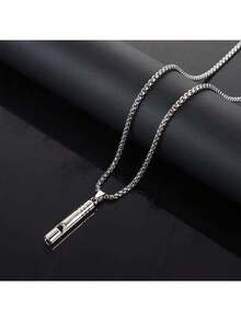 耐用的不锈钢紧急口哨 - 时尚、便携式户外徒步和救援生存装备，非常适合万圣节/圣诞节/感恩节/新年庆祝活动、露营配件