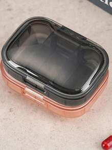 Portable Weekly Pill Box Large Size Waterproof Airtight Medicine Storage Case For Daily Morning, Noon And Night, Compact