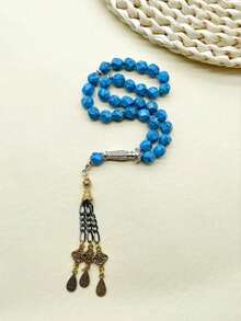 33pcs Faux Agate Bead Triple Strand Middle Eastern Arabic Prayer Beads