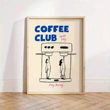 1 Pieza Póster de Espresso, Póster Vintage de Café de la Mañana, Regalo de Pareja, Arte de Pared de Estación de Café, Arte de Pared de Cocina Moderna y Elegante - Opción de Regalo Decorativo Perfecto para Habitaciones, Dormitorios, Salas de Estar, Pasillos - Lienzo sin Marco - Verde - Ver 10