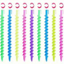1/13/26pcs Curling Hairstyling Tools, Ionic Spiral Curling Rods, Wool Curling Rods For Salons, Home DIY Hairstyling Curling Irons, Random Color