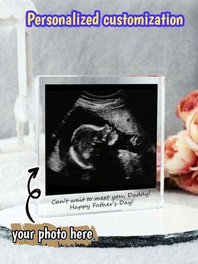 Supporto portafoto in acrilico personalizzato, blocco portafoto per mamma/madre, regalo personalizzato per la festa della mamma, regalo per mamma, blocco portafoto in acrilico autoportante, regalo per mamma e papà, per celebrare tutte le occasioni speciali, regalo multifunzionale per esprimere la tua sincera gratitudine per mamma e papà.