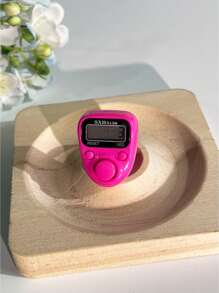 电子无名指计数器，迷你可调节指环带，带LED显示屏，方便的LED计数器 - 彩色 - 查看 5