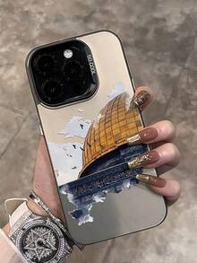 Matte Frosted Pumpkin Face Pattern Phone Case, Shockproof Creative Phone Protective Cover, Holiday Gift For Kids - Multicolor - View 4