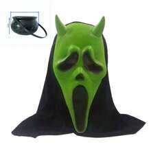 Latex Mask Ghost Mask COD MWII Ghost Mask Halloween Costume Decoration Props Cosplay Props - Multicolor - View 10