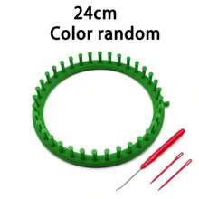 1set/2/4sets Handmade Knitting Kit, Knitting Machine DIY Knitting Craft Tools For Blanket, Scarf, Hat, Shawl, Knitting Needles & Crochet Hook, DIY Scarf, Sweater, Blanket Knitting Machine Board Set, Beginner DIY Knitting Kit (Random Color, Random Accessory Quantity) - Multicolor - View 21