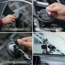 适用于 Osmo Pocket 3 的吸盘安装支架套件，带 Osmo Pocket 3 相机扩展适配器配件的汽车挡风玻璃仪表盘支架 - 均碼 - 查看 8