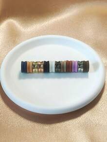1/2/4pcs Simple Flat Magnetic Clips - Multi-Color Detachable Magnetic Buckles, Suitable For Women And Men To Fix Shirts, Scarves - Fashion Decorative Accessories, Suitable For Any Season, Holiday Gifts - Multicolor - View 6