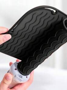 1/2PCS/480°F Heat-Resistant Silicone Styling Mat - Rotating Wand Holder For Hair Straighteners, Curling Irons & Travel - Multicolor - View 12