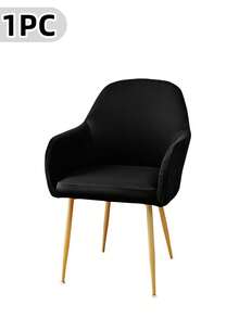 Waterproof Curved Back Chair Covers Modern With Armrest, Stretch Accent Dining Room Chairs Covers Slipcovers, Office Desk Chair Covers, Swivel Armchair Cover Protector For Vanity Living Room - Multicolor - View 17