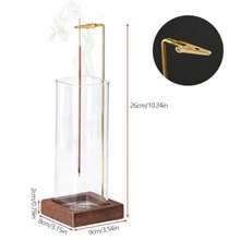 Incense Holder Wooden Incense Holder For Sticks With Glass Ash Catcher Antiash Incense Burner For Yoga Spa Room Decor With Glass Ash Catcher And Brass Incense Stick Holder For Home Decor Yoga