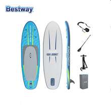 Bestway 6532A Inflatable Stand-Up Paddle Boards, For Adults Paddle Boards For All Skill Levels, 10'4'' Ultra-Light Paddleboard With Durable Premium Accessories, Fins, Paddle, Pump, Leash, Extra Wide Stable Non-Slip Yoga Deck - 9' X 30" X 4.75" / 2.74mx 76cm - View 10