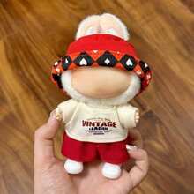 1 Set 17 Cm Doll Clothing Set (No Doll, Shoes, Glasses), Compatible With Labubu,Clothing Set Suitable For 6.7-Inch Doll Set, Fashionable And Unique Hat And Clothing Accessories, Suitable For First/Second/Third Generation Dolls To Play And Display ,Clothing Set Only,(Excluding Dolls And Shoes) - Multicolor - View 11