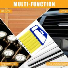 1pc Venetian Blind Duster Cleaning Tool, Air Conditioner Vent Dust Brush, Crevice Cleaner