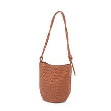 2026 New Woven Texture French Style Bucket Bag, Large Capacity Shoulder Bag, Unique Texture Handbag For Women - Multicolor - View 8