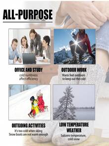 Foot Warmers, Toe Warmers, Foot & Body Heaters, Unisex Heated Insoles, Long-Lasting Heating To Warm Feet And Entire Body