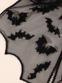 Christmas Lace Bow Hair Clips Bat Black Hairpins Girls Spooky Festival Costume Decoration Gothic Headwear Hair Accessories,Christmas Hair Accessories,Random Style