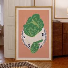 1pc Food Lettuce Artichoke Wall Art Prints Canvas Painting Poster Picture For Living Kitchen Room Home Decor No Frame