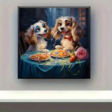 5D Diamond Painting Kit, Puppy Design - Frameless DIY Exquisite Room Decor / Holiday Gift - Halloween Gift