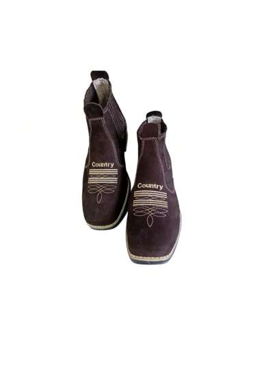 bota, botina masculina em couro legitimo, country texana  Festa    Bordado    botina  Festa    ano todo