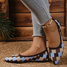 أحذية نسائية قماشية مريحة وعملية بدون كعب