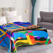 Vibrant Selma Bridge And Ribbon Design Blanket In Colorful Hues To Celebrate Friendship And Add A Touch Of Joyful Artistry To Your Home With Warmth And Style Printing - 彩色 - 查看 10