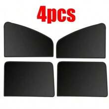 2/4pcsCar Side Window Sun Shade Magnetic UV Protection Curtains Sun Shield Cover Double Sides Auto Window Protector Cover Accessories