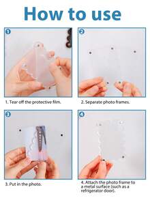 1/3 قطعة مغناطيس ثلاثي الأبعاد من الأكريليك بحجم 3 بوصات، إطارات صور مغناطيسية شفافة ملونة بحجم 3 بوصات، تصميم زهري خفيف الوزن مغناطيس الثلاجة، للمكتب والمنزل واللوحة البيضاء والخزانة والثلاجة لديكور الصور، مناسب لحفلة عيد الميلاد وديكور عيد الميلاد - متعدد الألوان - مشاهدة 8