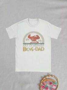 2025 Funny Moanas Maui Stronge T Shirt For Men Pure Cotton Vintage T-Shirt Round Collar Just An Ordinary Demi Dad Tees Merch Gift - 白色 - 查看 1