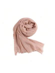 Crinkle Textured Rayon Wrinkle Hijab Scarves Crepe Long Hijab For Lady Rayon Wrinkle Hijab Women Scarf For Dress