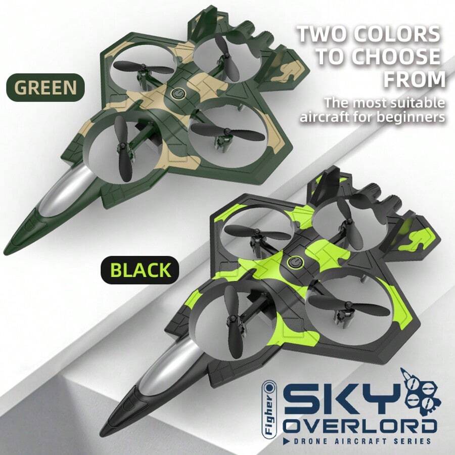 4DRC The Latest Unmanned Aerial Vehicle K500 Remote-Controlled Fighter In 2025 Offers A Choice Between Handle-Controlled And Gravity-Sensing Remote Control. It Is Equipped With A One-Button Take-Off And Landing System, 360° Scrolling Function And Hovering Flight Function. It Is Also An EPP Foam Fighter/Luminous Gliding Helicopter, A Boy Toy And A Girl Toy Drone Toy