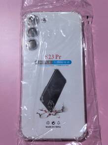 1pc Transparent Four-Corner Anti-Drop Case, Compatible With Samsung Series, Samsung Phone Transparent Four-Corner Anti-Drop Case, Phone Case, Protective Cover, Phone Shell, Phone Sleeve, Anti-Drop Phone Case, Transparent Phone Case, Minimalist Phone Case, Solid Color Phone Case, Transparent Phone Case, TPU Phone Case Anti-Drop (Military-Grade Anti-Drop)
