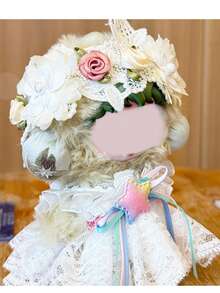 SP Haine pentru păpuși țesute grădină iarnă melodie craniu ceramică îmbrăcăminte rochie Qingchi haine pentru păpuși