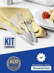 Tramontina Laguna Stainless Steel Flatware Set With A Glossy Finish - Tramontina - 6件套餐叉 - 查看 5