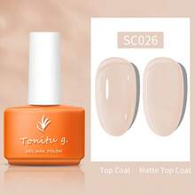 Tonitu g. Tonitu G 7ml Gelee Gel Nagellack - Nude Pink Rose Lila Rot Grau Burgund Braun, Abweichbar, UV/LED Aushärtung, transluzentes mintgrünes milchiges semi-permanentes Gel Nagellack für Maniküre Zuhause Salon & Nagelkunst, Geschenk für Frauen Nägel - Verschiedenfarbig - Übersicht 5