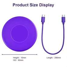 FCV 60W 多 USB 充电适配器线缆套件、USB C 转 Lighting 适配器盒、USB A 和 Type C 转 Micro/Type C/Lightning 转换套件、数据传输、卡存储、托盘弹出针、手机支架 - 彩色 - 查看 9