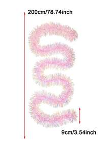 1 Set Decorative Colorful Ribbons, Christmas Decorative Ribbons, Outdoor Garden Decorative Ribbons, Indoor Decor Ribbons