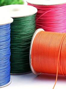 10m/Lot Korean Waxed Cotton Cord Waxed Thread Cord String Strap Necklace Rope Bead For DIY Bracelet For Jewelry Making Findings - Multicolor - View 7