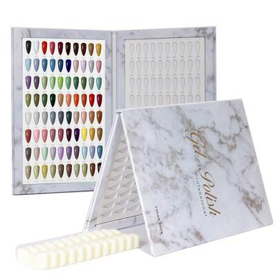 Actualmente estamos comprando un conjunto de kits de paleta de colores de arte de uñas simples y de gran tamaño (álbumes de fotos de tarjetas de color 160/216/320 + 240/360 piezas de uñas), soportes de visualización de color de mármol para uñas, álbumes de fotos de paletas de color de esmalte de uñas a prueba de polvo, libros de exhibición de gel para uñas y puntas de uñas postizas, muestras de color de uñas profesionales para salón, paletas de color de práctica de uñas, para uso doméstico DIY.