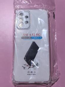 1pc Transparent Four-Corner Anti-Drop Case, Compatible With Samsung Series, Samsung Phone Transparent Four-Corner Anti-Drop Case, Phone Case, Protective Cover, Phone Shell, Phone Sleeve, Anti-Drop Phone Case, Transparent Phone Case, Minimalist Phone Case, Solid Color Phone Case, Transparent Phone Case, TPU Phone Case Anti-Drop (Military-Grade Anti-Drop)
