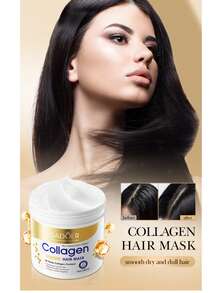 SADOER 椰子修复保湿发膜，改善毛躁，软化头发，修复，清爽不刺激，适合中长发女性，含有椰子油和胶原蛋白，滋养角质层，使头发顺滑无毛躁，洗发后使用 - 瓶 - 查看 3