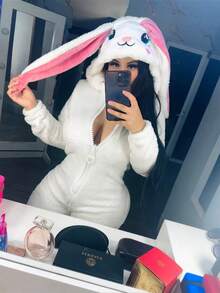 PIJAMA GORRO  CONEJO CALIDAD PREMIUM