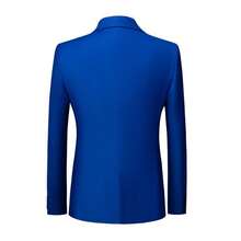 Bộ vest công sở nam Caelus dáng slim, ba mảnh gồm áo khoác, quần và áo gile, thích hợp cho chú rể trong đám cưới, áo blazer và quần tây, áo vest. Bộ vest công sở chuyên nghiệp chất lượng cao, phù hợp cho việc đi làm hàng ngày. - Màu xanh lam - Xem 4