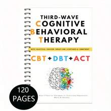 Cuaderno espiral de salud mental para adultos 5 en 1: Terapia cognitivo-conductual, Habilidades de conducta dialéctica, Ejercicios de duelo, Encuadernación espiral para uso diario y regalos de vuelta al colegio, Diseño de maquetación profesional, Curación emocional, Ejercicios estructurados, Papel de alta calidad, Libro de autoayuda, Gran regalo